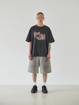 ディストレスドtシャツ