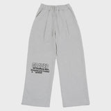 [UNISEX]GRAR-レタリングトレーニングピンタックワイドパンツ