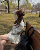 Dune Shirt Mini Dress (With Belt)