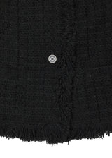 ROUGH FRAYED TWEED JACKET 
