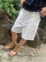 シクニ ベーシック ワイド ハーフ パンツ