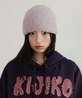 Boucle Blend Knit Beanie Pink