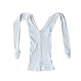 V neck slim T
