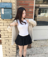 [ basic ] ケアデイリーベーシックスリーブレストップ