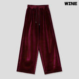 Embler Velvet Track Wide Pants
