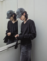 Robben Mohair Deki V-neck Knit
