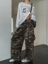 フィフティーピンタレストオフショルダー長袖Tシャツ