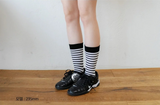 [3PACK] 1507 ユニセックス ストライプ ベーシック ソックス - スリムストライプ