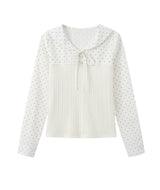 Pearl Button Dot Knit