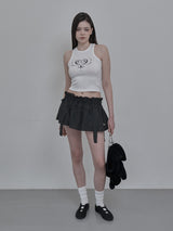 BACK POCKET HEART SL WHITE