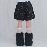 [FANCY X DUSTY] Zzz ダスティーサロンパジャマショートパンツ (BLACK) F25NM1017