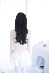 See-through layered lovely t-shirt