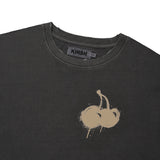 メルティングチェリーピグメントウォッシングTシャツ [CHARCOAL]
