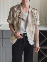 26SS★ [PLAN MADE] Blake Cutoff Napoleon Jacket