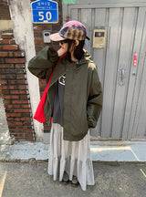 [unisex] Ranji String Windbreaker Field Hood Jumper