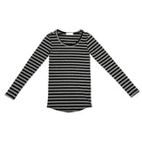 ストライプロングTシャツ