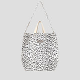 LEOPARD PATTERN CANVAS BAG