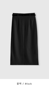 Lavin Simple Slit Long Skirt / 4 colors