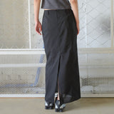 Hot Slit Maxi Skirt Black