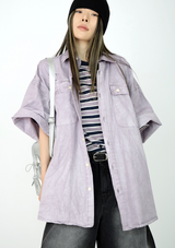 (UNISEX)ラベンダーブリーズボックスシャツ(4colors)