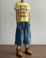ミックス プリンティング ショートスリーブ Tシャツ
