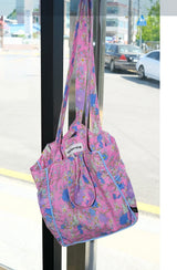 back to pink bag+pouch set