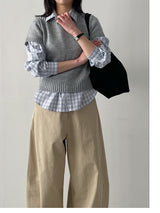 Riton Round Half Knit