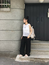 サンセットフェスティバル メッシュクロップニット ナシ (6c)