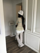 needs frill shirring blouse t