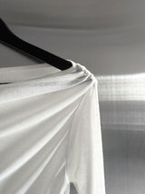 Bellin See-through Off-Shoulder Cardigan