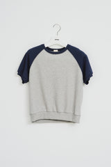 (W) Eve Half Sweatshirt (2color)