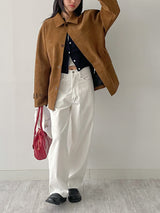 Scoop Stripe Cardigan T-Shirt
