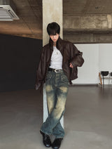 Kanto Double Rider Leather Jacket
