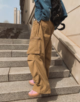 クンストストーンウォッシングカーゴパンツ (3 color)