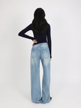 SOFT BLUE LINE WIDE DENIM code 26212