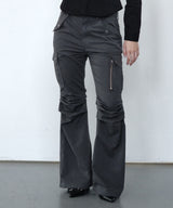 SH ブーツカット パンツ(dark grey)