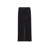 [24SS LSD COLLECTION] Bleach washed knit skirt_Black