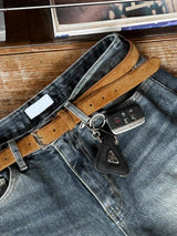 ASCLO 30 Suede Volume Belt (4color)