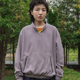 Surface fleece pullover / Rose ash