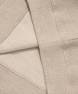 Authentic Logo Knit-Like Half-Zip Oatmeal