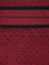 【MADE】sppe dot corduroy bag [burgundy]