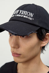 NEW VISION DESTROYED WASHED CAP (BLACK)