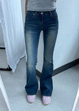 NEEDLEPOINT BOOTSCUT DENIM