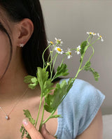 (silver925) Lovely ribbon piercing type1 *gold