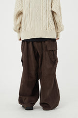 Selfoss corduroy balloon cargo pants