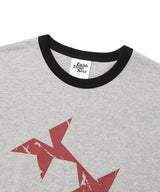 ツインスターリンガーSS Tシャツ グレー(CV2FMUT549A)
