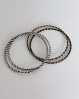 [MADE] TWIST CHAIN BANGLE (SILVER)