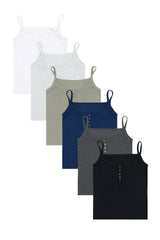 Zelia henley ribbed top
