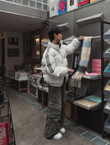 ラテトラック2wayレザーパディングジャケット