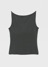 [MADE] Yeti Boat Neck Sleeveless Top (Built-in Cap)